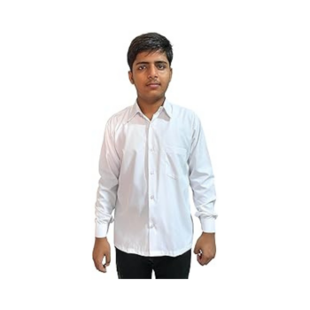 white shirt full sleeves for boys school uniform